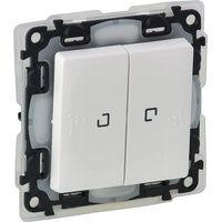 Legrand Valena Life Doppelwechselschalter beleuchtet IP44 Ultraweiß