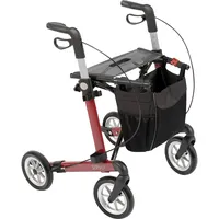 Rehasense Server L Komfort Rollator weinrot
