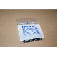 Klauke Aderendhülsen isoliert, 1,5mm2 8mm, schwarz, 100 Stück