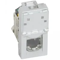 Legrand 079473 Mosaic Datendose Cat6A STP 1-modulig Alu