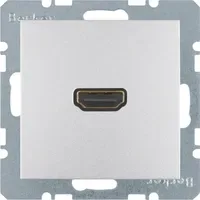Berker Steckdose High Definition alu matt