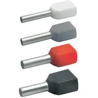 Klauke 87313 Zwillingsaderendhülsen isoliert, 2 x2,5mm2 / 13mm, blau