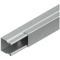 Niedax kabelkanal Niedax Leitungsschutzkanal Mini m. Deckel 16x16x2000mm pulverbeschichtet