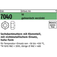 Industrial Quality Supplies Sechskantmutter ISO 7040 M 20 x