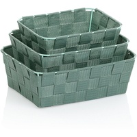 Kela Korb-Set Alvaro 3er Polypropylen Grün Lind