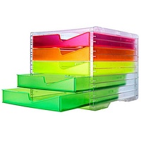Styro Schubladenbox styroswingbox NEONline neon multi-color 275-8430.2624, DIN C4