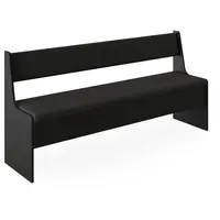 Vicco Sitzbank, Roman, Schwarz, 166.6 x 41.5 cm,