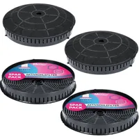 McFilter | 4x Aktivkohlefilter Ø 172 mm für Dunstabzugshaube