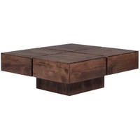 Woodkings Couchtisch Amberley Akazie 80x80 cm - Braun