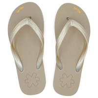 FLIP*FLOP Originals Metallic Damen Zehentrenner, (taupe 8003),