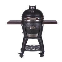 Monolith Keramikgrill Avantgarde Classic mit Gestell und Seitentische