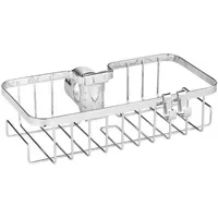Wenko Duschablage Floresta eckig Metall Silber 6 cm