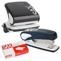 Sax design Locher und Heftgeräte Set Century Line schwarz