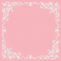 Mank Tischdecke Airlaid Pomp Rosa-Weiß, 80 x 80 cm,
