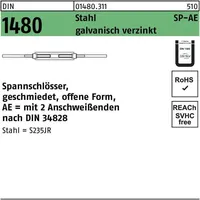 Industrial Quality Supplies DIN 1480 Spannschlösser Stahl ÜZ SP