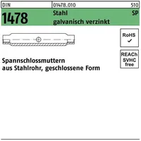 Industrial Quality Supplies DIN 147 Spannschlossmuttern Stahl SP M