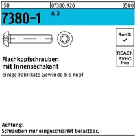 Hörger & Geßler ISO 7380-1 Flachkopfschraube VG M8x60 Edelstahl
