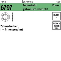 Reyher Zahnscheibe DIN 6797 I 8,4 Federstahl verzinkt