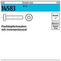 Industrial Quality Supplies ISO 14583 Flachkopfschraube VG M6x40 Edelstahl