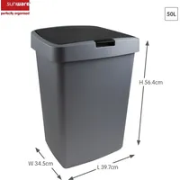 SUNWARE Delta 50 l, Metallgrau/Schwarz, Kunststoff)