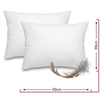 Wometo Federkissen Home 30 x 50 cm Weiß