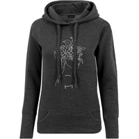 Mister Tee Miss Tee One Line Fruit Kapuzenpullover Charcoal