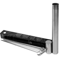 Yakiniku Grillspieß Set 10 Stück Edelstahl silber
