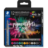 Staedtler Fasermaler Calligraphy 12 St. mehrfarbig