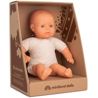 MINILAND BABY Miniland Babypuppe 32 cm, mit weichem Stoffkörper,