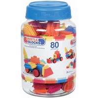 Battat Bristle Blocks 80 Teile Bausteine Riesen Set –