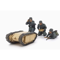 TAMIYA 300035357 1:35 Dt. Pioniere & Goliath-Set (3+2)