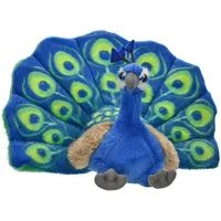 Wild Republic 12973 Republic Plüsch Pfau, Cuddlekins Kuscheltier, Plüschtier,