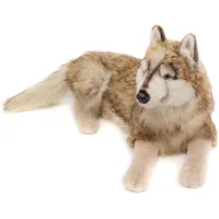 Uni-Toys - Wolf, liegend - 100 cm (Länge) -