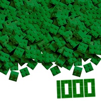 Simba Blox, 1000 grüne Bausteine Kinder ab 3 Jahren,