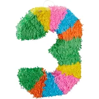 Relaxdays Pinata Geburtstag, Zahl 3, (10025189)