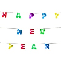 Boland 13469 - LED-Lichterkette Happy New Year, Länge 160