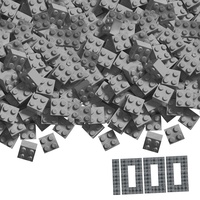 Simba Blox, 1000 graue 4er Steine,
