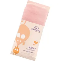 Träumeland TT02141 Spannbetttuch Jersey malve-rose, 40 x 90 cm,
