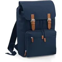 BagBase Vintage Laptop Backpack - Blau
