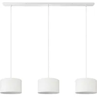 Paco Home Pendelleuchte »HUGO CANVAS UNI COLOR« E27 wt
