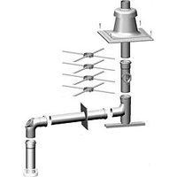 WOLF-Garten Wolf Anschlussset Schachteinbau 2651520 DN 80, Kunststoff, bis
