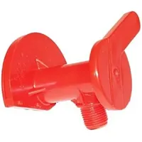Rolly Toys Ablaufhahn für Güllefässer (Auslaufhahn für Güllefass, rot,