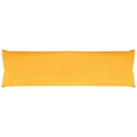 BestLivings Seitenschläfer Kissenhülle 40x140cm - Premium Kissen hellorange -