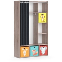 Vicco Kinderkleiderschrank Luigi Sonoma Faltbox 106 x 178.1 cm