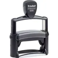 Trodat Textstempel, individualisierbar 5205 selbstfärbend schwarz mit Logo