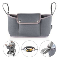 Zamboo Organizer Neopren für Kinderwagen und Buggy - Dunkelgrau