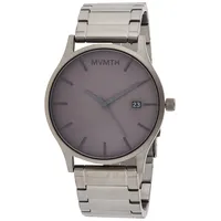 MVMT Analog Quarzuhr für Herren mit Graues Edelstahlarmband -