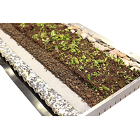 SKANHOLZ Dachbegrünungspaket Emsland/Wendland 3,50 x 8,40 m grün