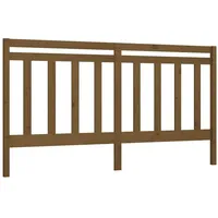 VidaXL Bett-Kopfteil Honigbraun 206x4x100 cm Massivholz Kiefer
