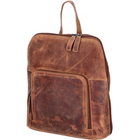 The Skandinavian Brand Leder Rucksack Hunter Cognac